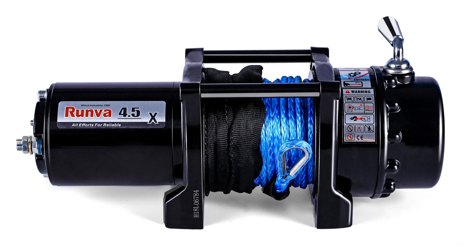 Runva 4.5X Winch with Synthetic Rope