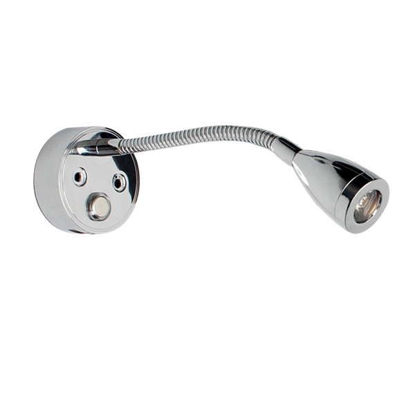 Coast RV 12V LED Aluminium Reading Light with 2A USB