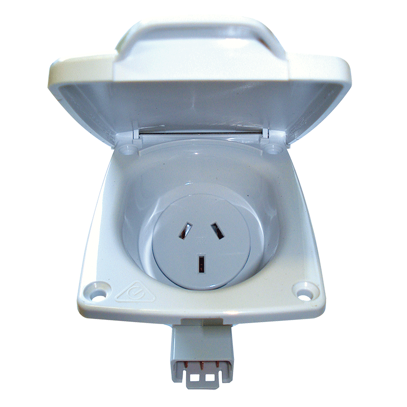 CMS 10AMP DOUBLE POLE AUTO SWITCH SOCKET OUTLET. JOL10WT