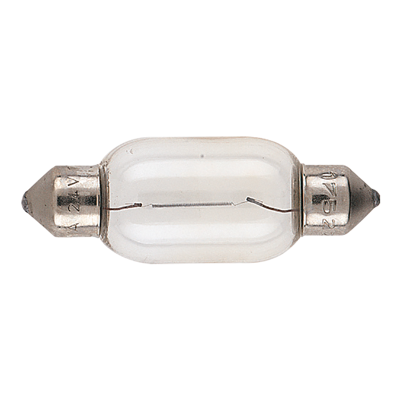 FESTOON GLOBE 12V 18WATT 15MMx41MM 10 PACK. 47270