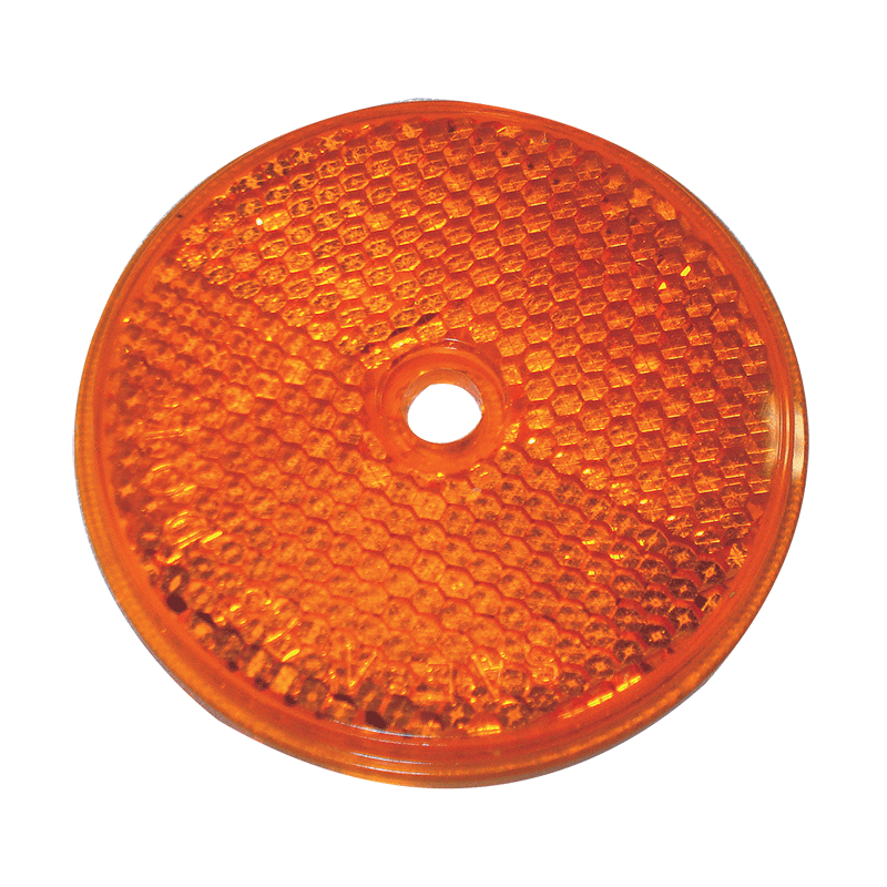 COAST ROUND REFLEX REFLECTOR AMBER. 42163A