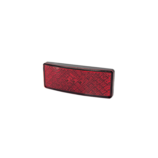 Coast RV 12-24V Low Profile Red LED Reflector 100mm x 38mm