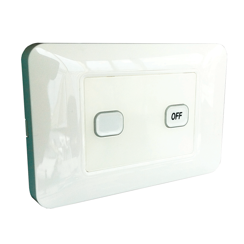 W.A.S. 2 Gang wireless switch with master OFF RL-TX-C02-AU