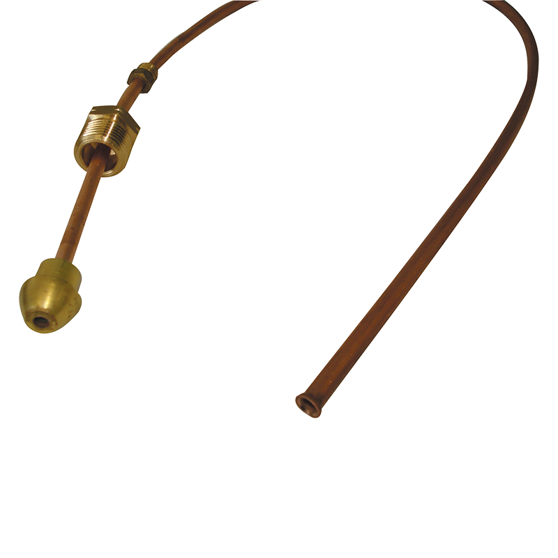 COPPER PIGTAIL 1/4" INV FLARE 750MM. 6360514/KG-RE912FS30