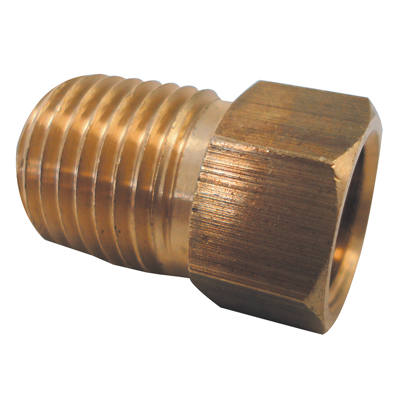 INV/FLARE STRAIGHT MALE UNION ADAPTOR 2 STAGE GAS REG. MI-X481FHD-4-4