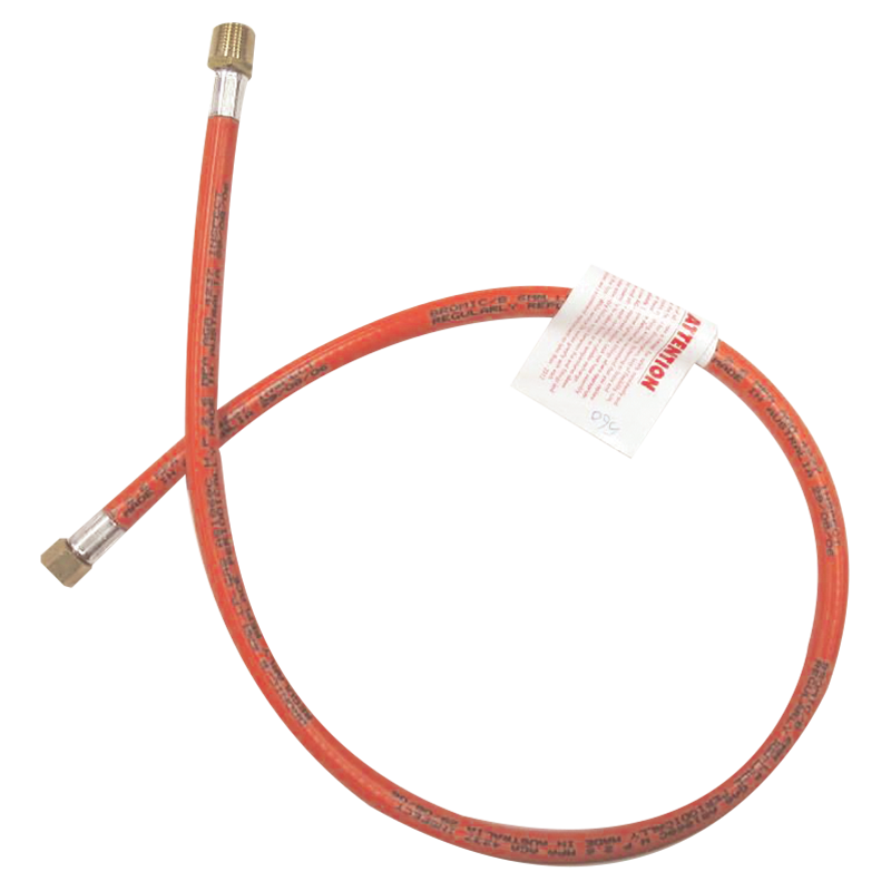 GAS HOSE 3/8" BSPM x 1/4" BSPF x 900MM. 6HBB0900