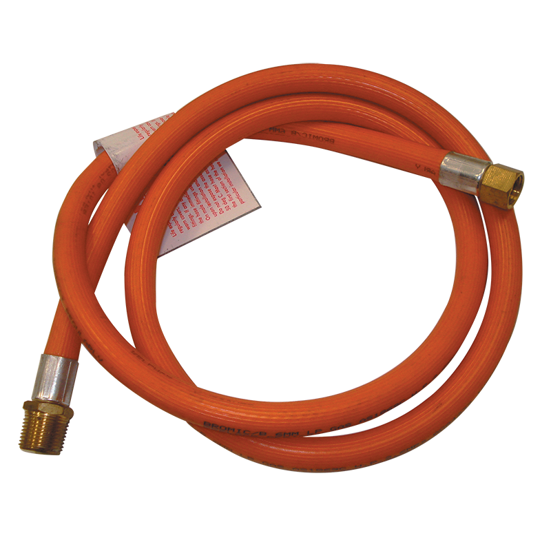 GAS HOSE 3/8" BSPM x 1/4" BSPF x 1200MM. 6HBB1200