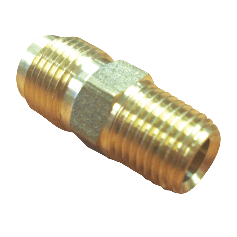 SAE MALE x BSP TAPERED MALE UNION 3/8" x 1/4". LP2710B/01-715