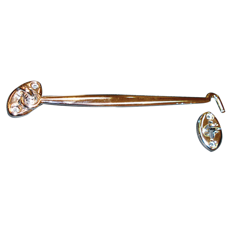 Cabin Hook Chrome 200mm & Eyelet. 143BULKCP
