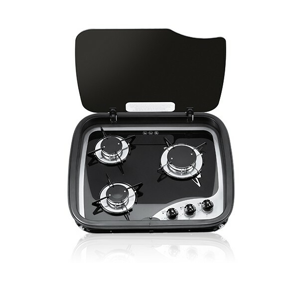 THETFORD SPINFLO TOPLINE HOB 3 GAS BURNER 2+1 RAPID. SHB16963Z