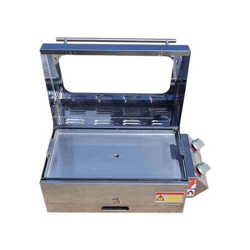Sizzler Deluxe 2.0 S/Steel BBQ with High Lid with flame failure