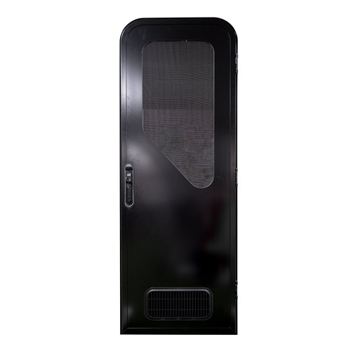 Aussie Traveller 1750x622 Right Hand Hinge Black Caravan DCE Door