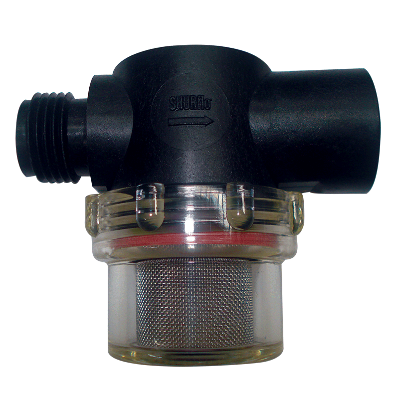 Shurflo Twist Filter 1/2" Thread Inlet & Outlet. 255-213