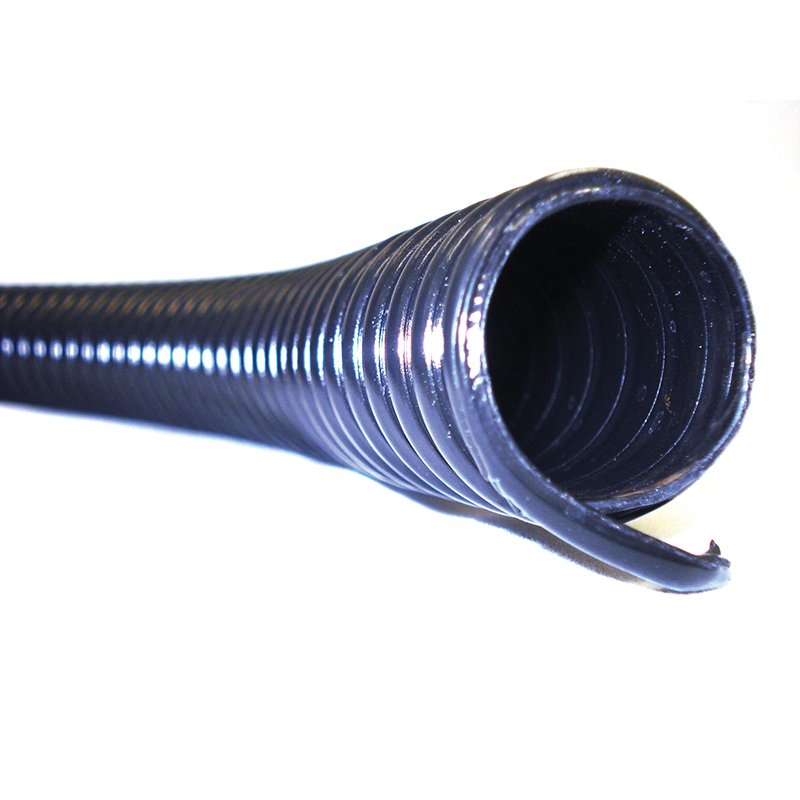 Corrugated Black Flexible Waste Hose 25mmID / 10mtr Roll. 36M25X10CTC