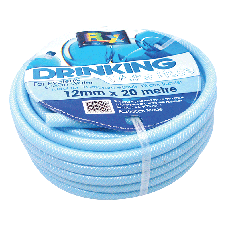 Non-Toxic Reinforced Drinking Water Hose 20 MTR Roll. 25DWBX20