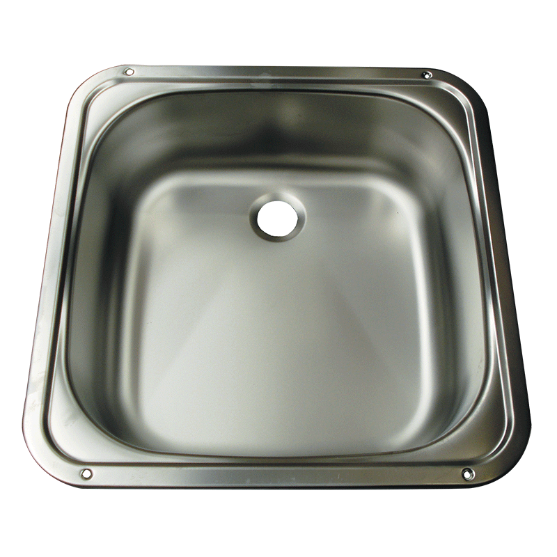 Smev Square Stainless Steel Sink Caravan Rv Camping