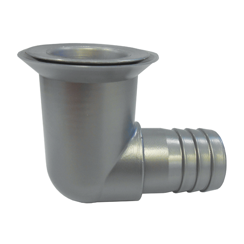PLASTIC SILVER/GREY 25MM WASTE OUTLET 90 DEGREE. PNP315S