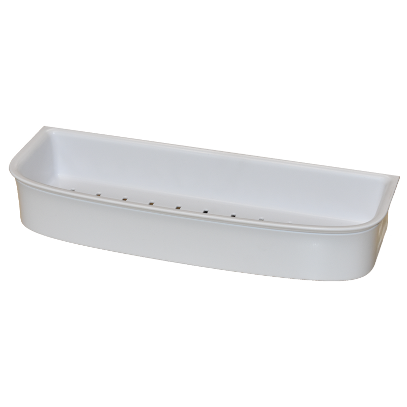 Coast Bathroom LGE Commodity Basket White - 350x127x56mm (LxDxH)