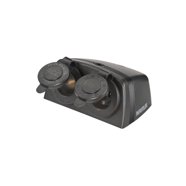 Narva Heavy-Duty Twin Surface Mount Accessory / Engel Type Sockets
