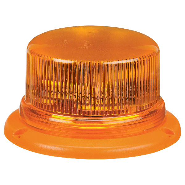 Narva Amber 'Eurotech' Low Profile LED Strobe/Rotator Light, Orange Base