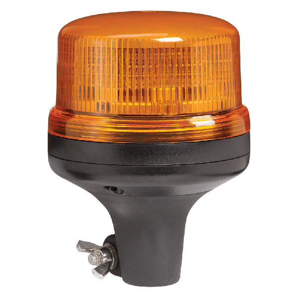 Narva Amber 'Eurotech' Low Profile LED Strobe/Rotator Light, Flexible Pipe Mount