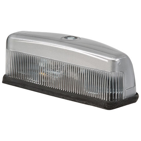 Narva Incandescent License Plate Light, Silver