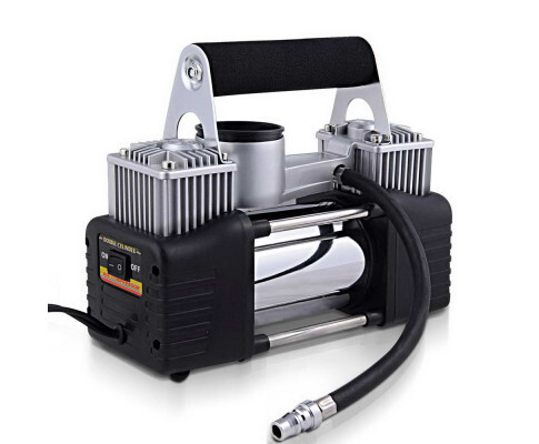 Giantz 12V Portable Air Compressor, Black