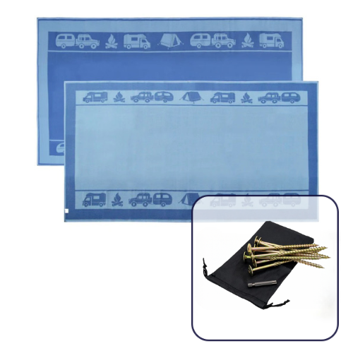 ACM Caravan & Camping Icons Annexe Mat Grey/Blue