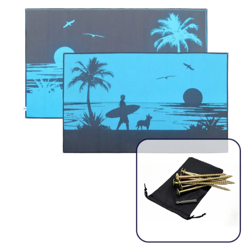ACM Morning Surf Annexe Mat Aqua/Black
