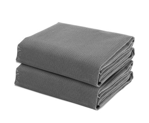 Weisshorn 3 x 2.5m Grey Annex Floor Mat, Two Pack