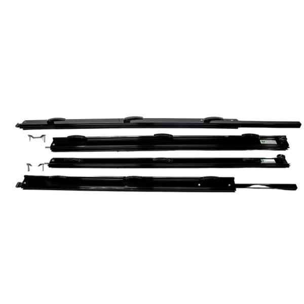 Supex Large Black Awning Secura Bar, 2300-2400mm (AFK)