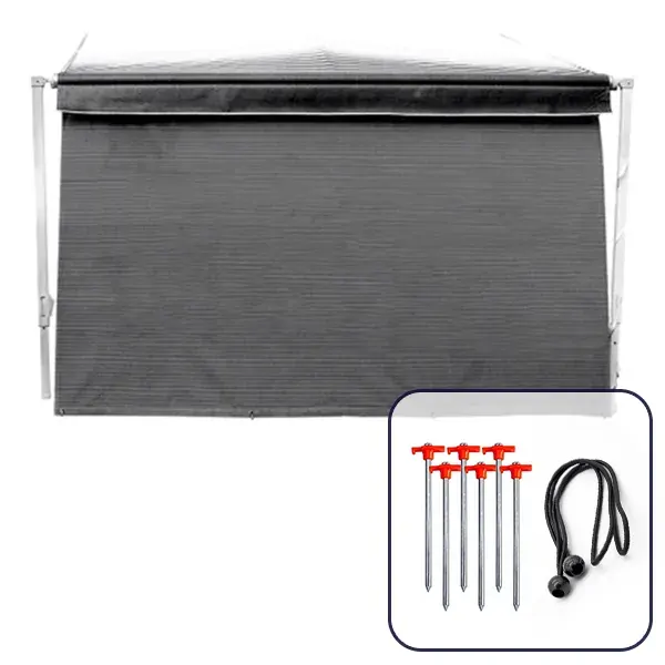 Aussie Traveller Sunblocker Long side Wall for Cassette Awnings