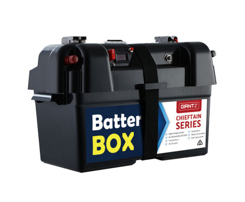 Giantz Battery Box to Suit 12V AGM Deep Cycle Battery - Large