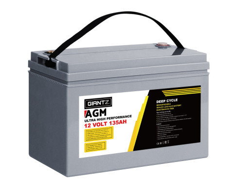 Giantz 12V 135Ah AGM Deep Cycle Battery