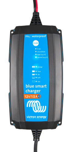 Victron Blue IP65 Smart Charger 12/15 + DC connector