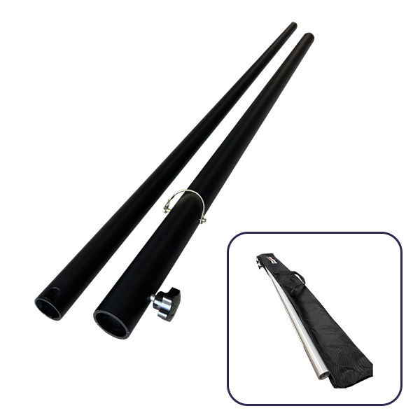 BBQArm 2-Part Black Starlink RV Pole