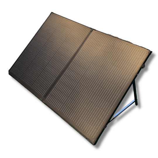 Baintech 160W Foldable Solar Panel -  Black With PWM