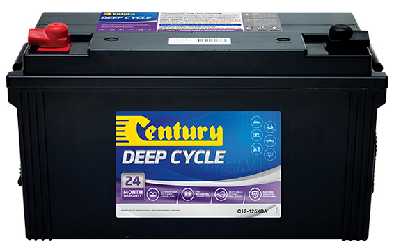 Century 12V 125Ah AGM Deep Cycle Battery, C12-125XDA