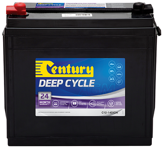 Century 12V 140Ah AGM Deep Cycle Battery, C12-140XDA