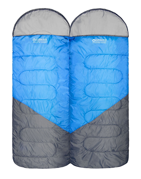Wildtrak Gascoyne Hooded Twin Sleeping Bag, 5 to 10c