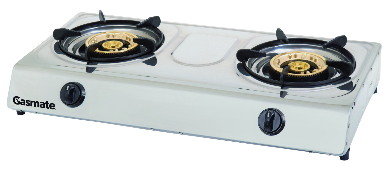 Gasmate Twin Burner Stainless Steel Wok Style Cooker