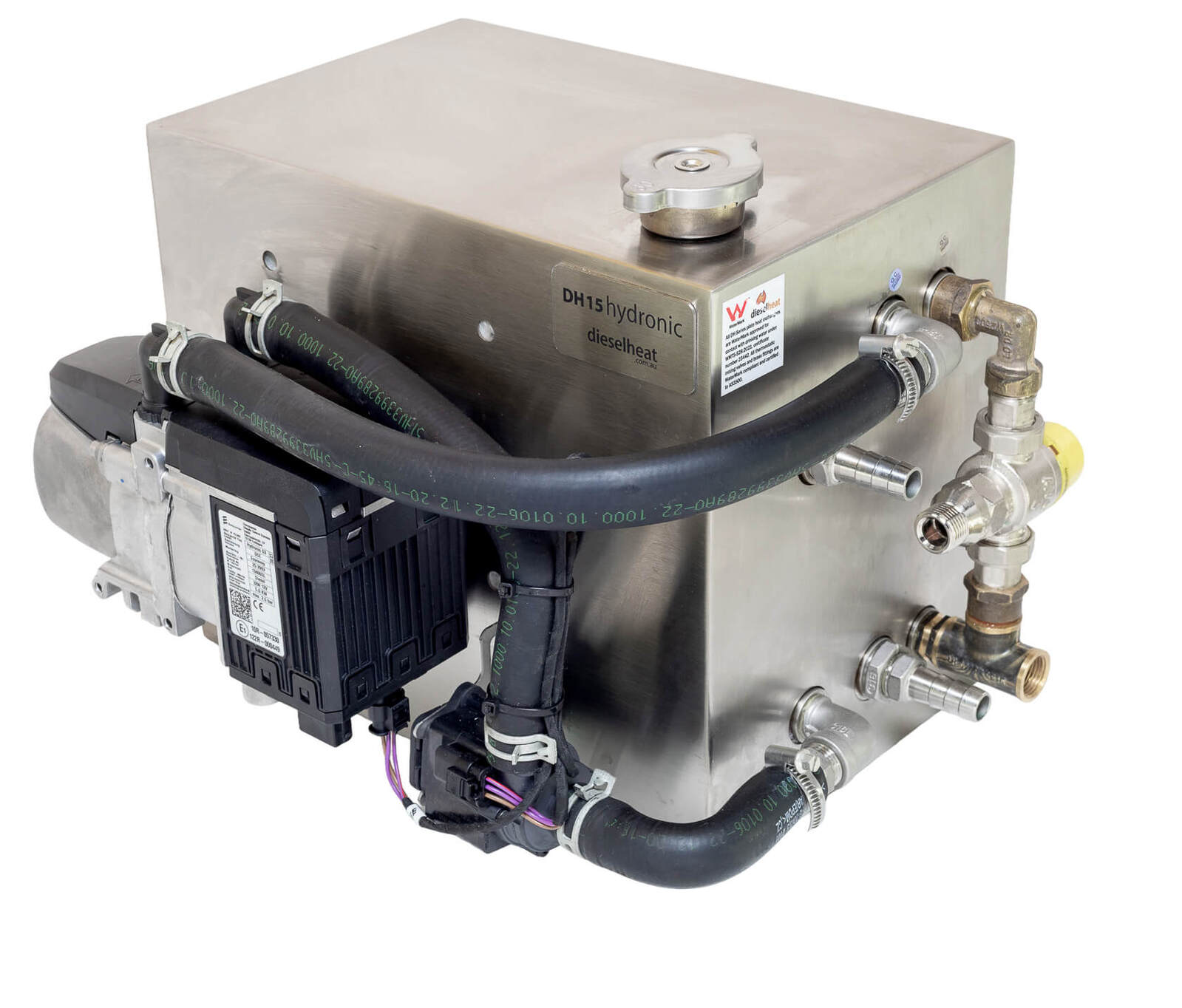 Dieselheat DH15 Hydronic Diesel Hot Water System with Eberspacher D5E HS3 Furnace