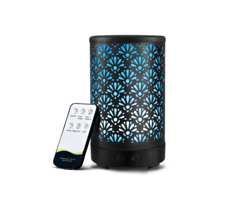 Devanti 100ml 4-in-1 Aroma Diffuser with LED & Remote Control - Black