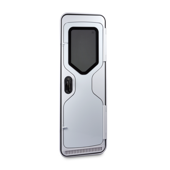 Dometic CARAD caravan door H1850 mm LH aluminium, vented, grey
