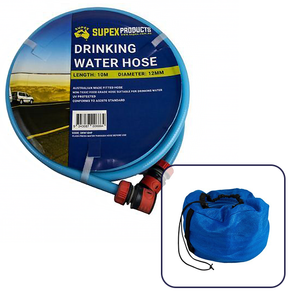 Supex 10-20m Coil Drinking Water Hose