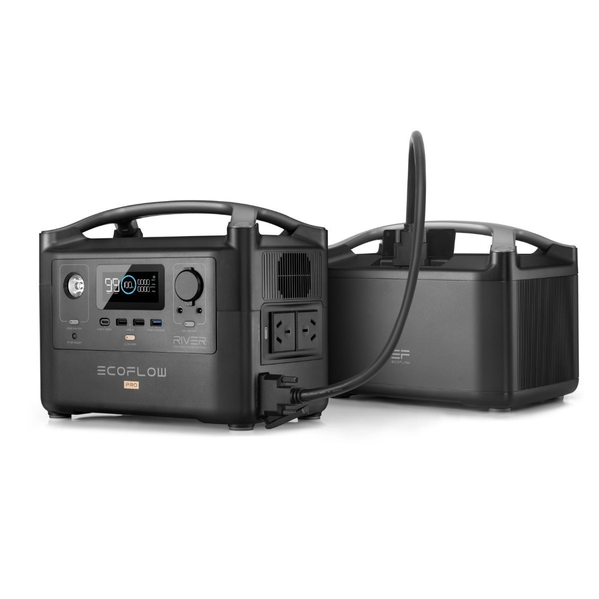 EcoFlow River600 PRO Portable Power Station (60Ah12V) with Extra