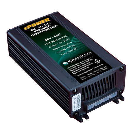 Enerdrive 48V-48V 3.2A DC to DC Converter with Galvanic Isolation