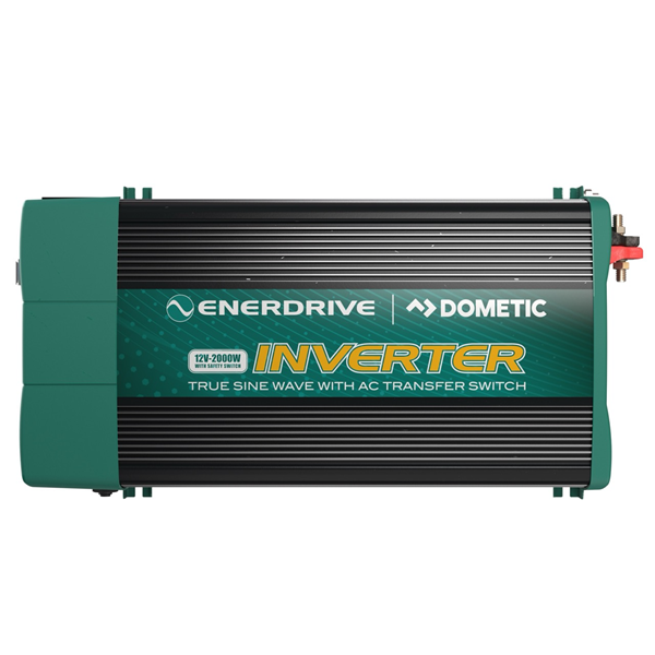 Enerdrive Pure Sine Wave Inverter 2000W / 12 volt with Remote, RCD & AC Transfer Switch