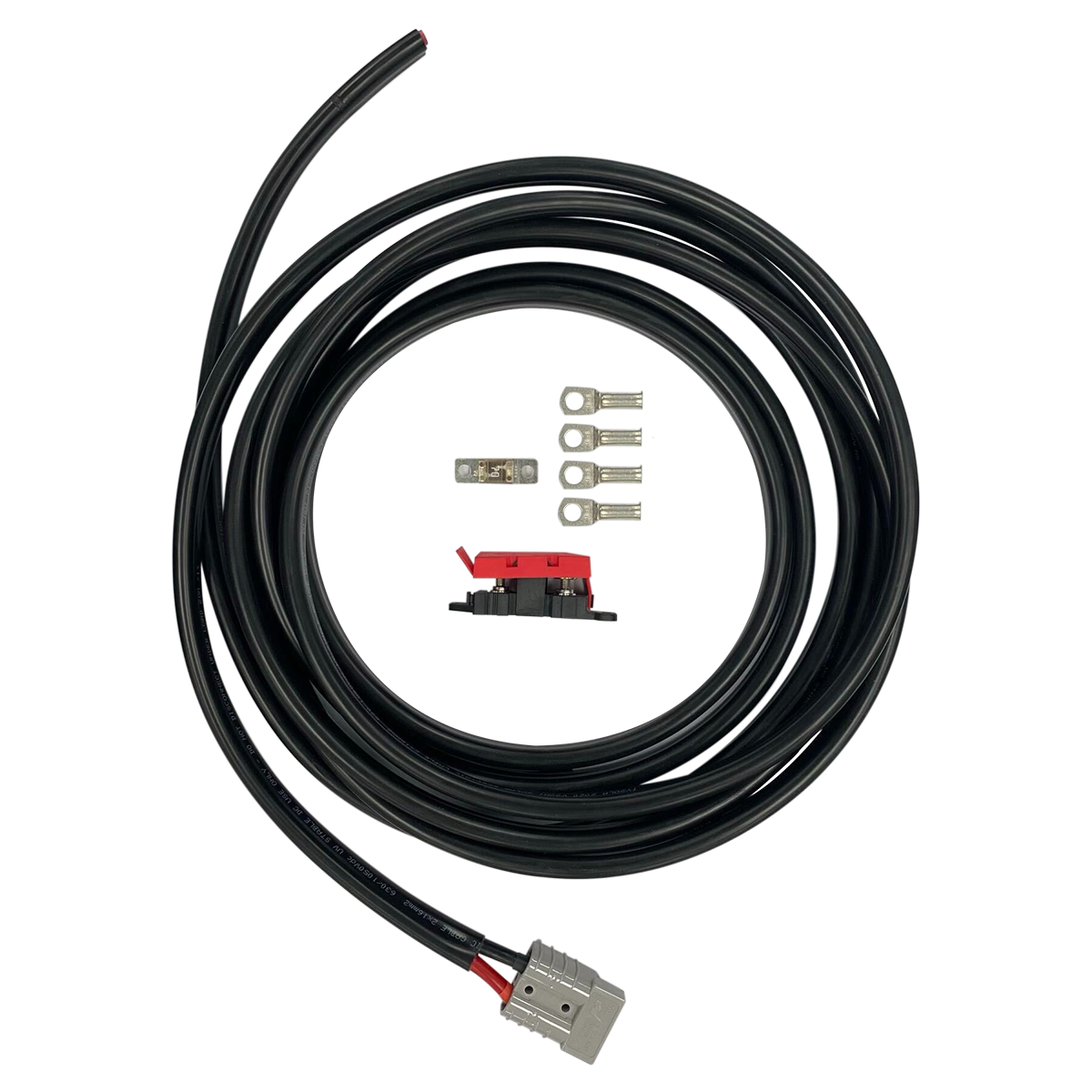 Enerdrive 16mm Cable Kit (Inc 70A Fuse) Start Battery To 50A Anderson Connector Mounted at the Tow Hitch, 5 Metres