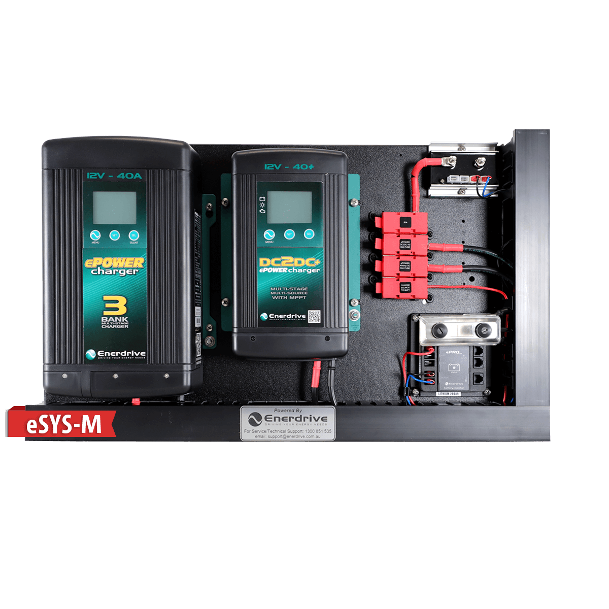 Enerdrive eSYSTEM-M 40A AC / DC with Battery Monitor